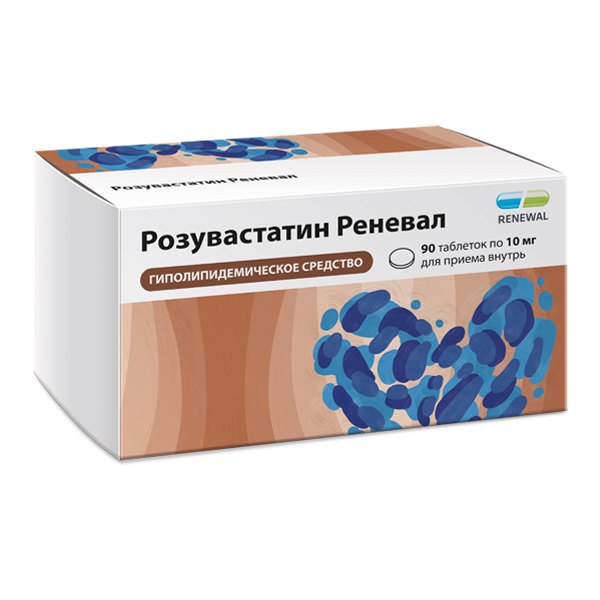 Розувастатин Реневал таб. п/пл/о 10мг №90