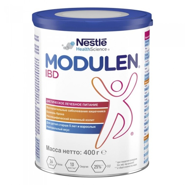 Nestle Modulen IBD смесь сухая нейтральный 400г с 5 лет