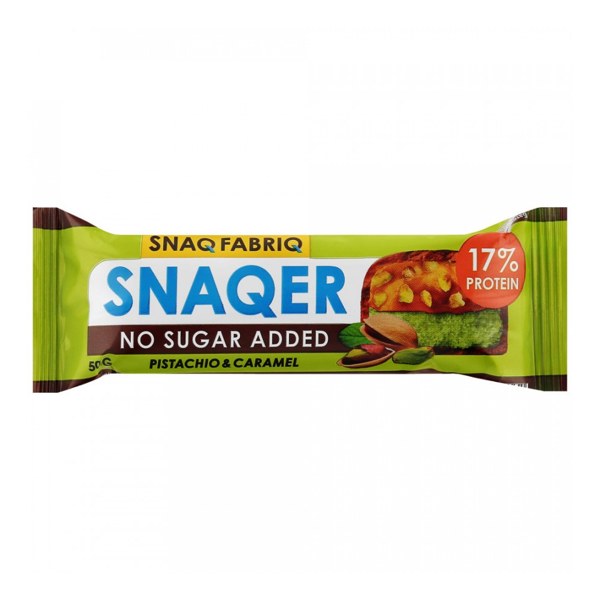 Батончик Snaq fabriq Snaqer Фисташка и карамель глазир. 50г