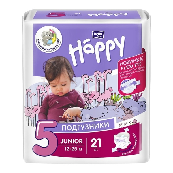 Подгузники трусики Bella baby Happy Junior (12-25кг) №21