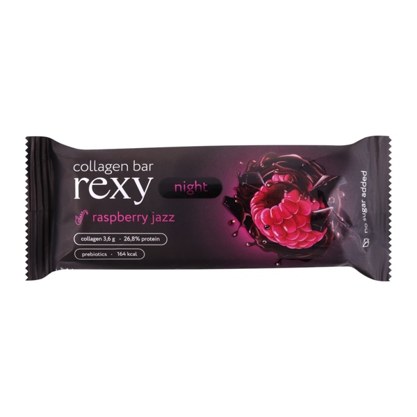 Батончик ProteinRex Rexy night с высок. содерж. белка малиновый 40г