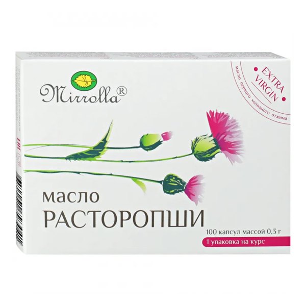 Мирролла Расторопша масло капс. 0,3г №100