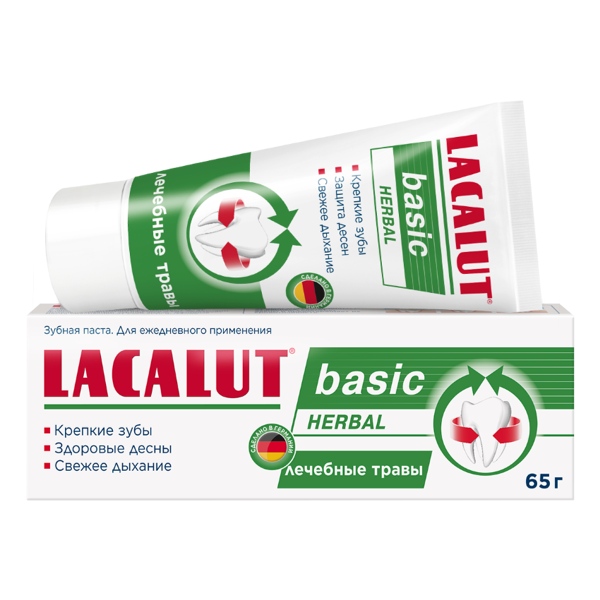 З/п Lacalut Basic herbal Лечебные травы 65г