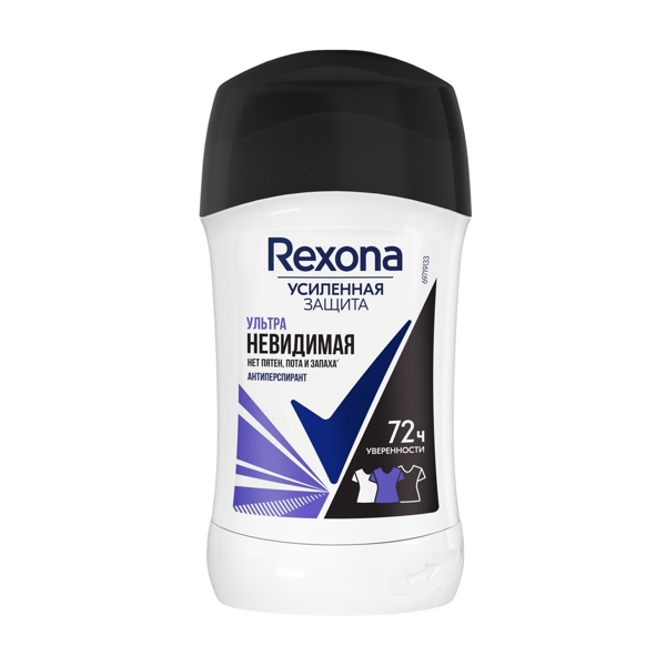 Дез. антиперс. Rexona Ультра невидимая защита стик 40мл