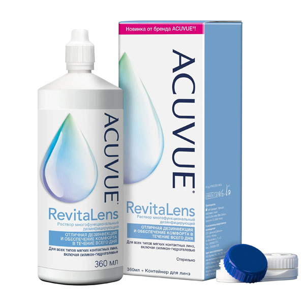 Раствор Acuvue RevitaLens многофункцион. дезинфиц. 360мл