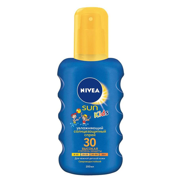 NIVEA (НИВЕЯ) Спрей солнцезащ. SPF30 цветной 200мл