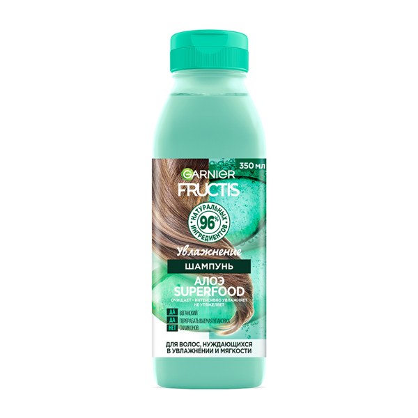 FRUCTIS Шампунь Superfood Алоэ 350мл