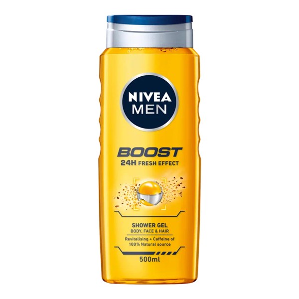 NIVEA Гель д/душа муж. Boost 3в1 500мл