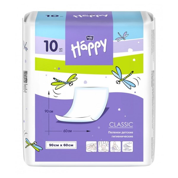 Пеленки Bella baby Happy Classic 60*90 №10