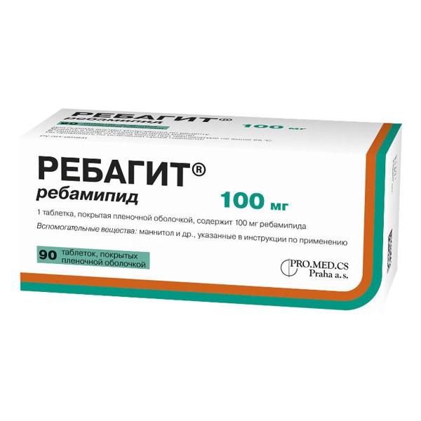 Ребагит таб. п/пл/о 100мг №90