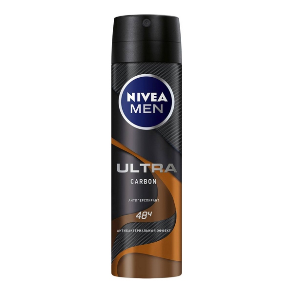 NIVEA Дез. антиперс. Ultra Carbon д/муж. спрей 150мл