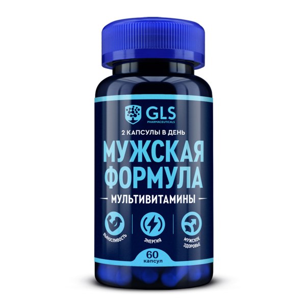 GLS Мужская формула Мультивитамины капс. №60