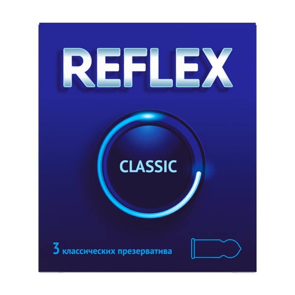 Презервативы Reflex Classic натур. латекс в смазке №3