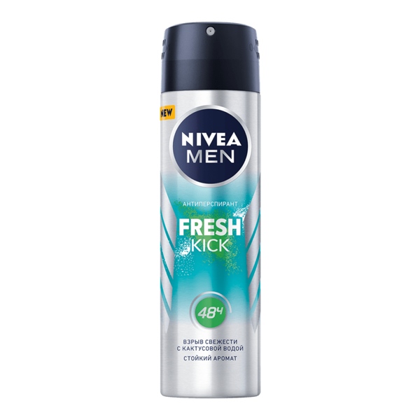 NIVEA Дез. антиперс. Fresh Kick д/муж. спрей 150мл