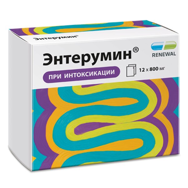 Энтерумин пор. д/приг. сусп. д/приема внутрь 800мг №12 пак.