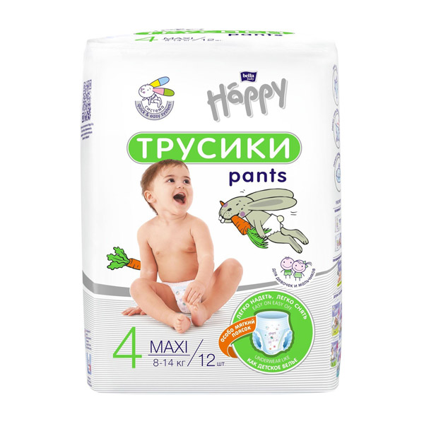 Подгузники трусики Bella baby Happy Maxi (8-14кг) №12