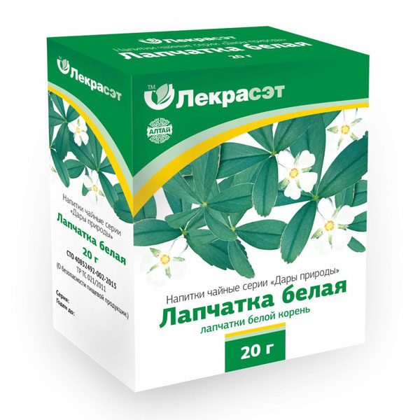 Лапчатка белая корень 20г