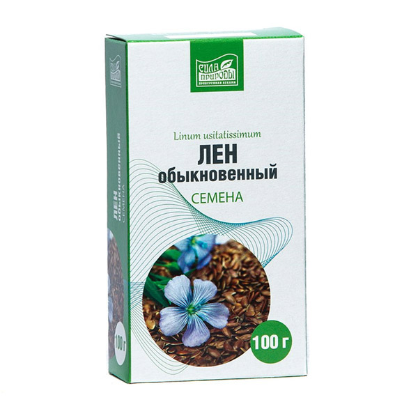 Льна семя Наследие природы 100г