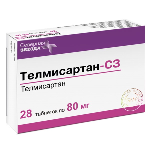 Телмисартан СЗ таб. 80мг №28