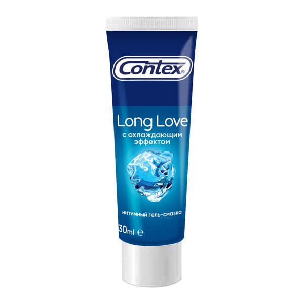 Гель смазка Contex long love охлаждающий эффект 30мл