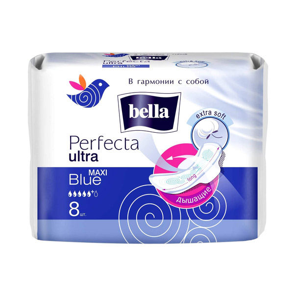 Прокладки Белла perfecta ultra maxi blue №8