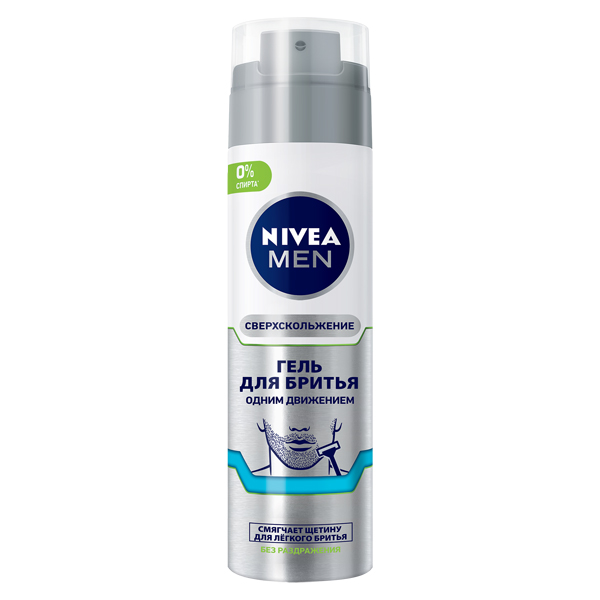 NIVEA (НИВЕЯ) Гель для бритья Одним движением 200мл