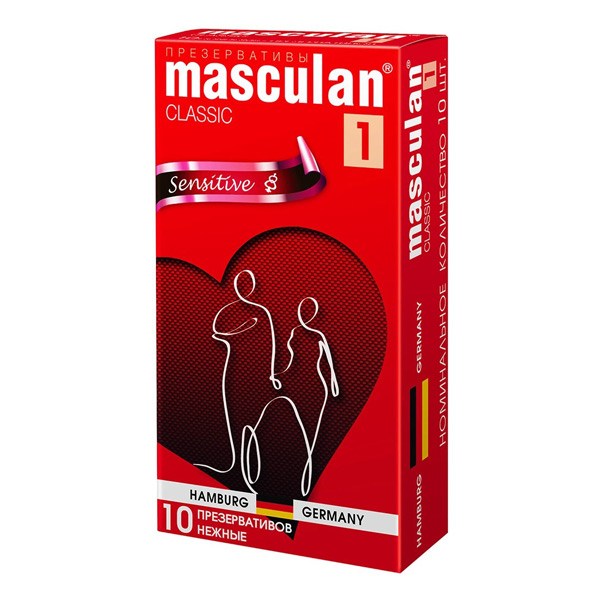 Презервативы Masculan Sensitive plus №10 нежные