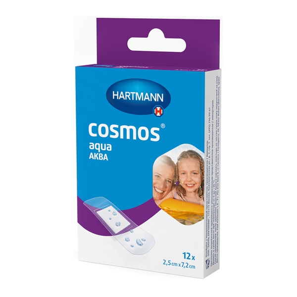 Hartmann Cosmos Aqua пластырь водостойкий 2,5*7,2см №12
