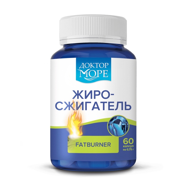 Доктор Море Жиросжигатель капсулы на основе L-карнитина и хрома с холином №60