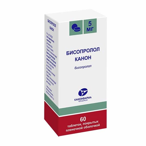 Бисопролол Канон таб. п/пл/о 5мг №60