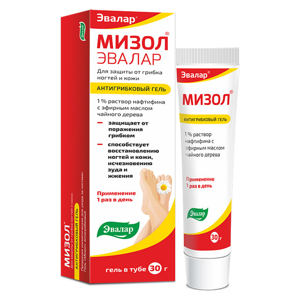 Мизол гель Антигрибковый космет. 30г