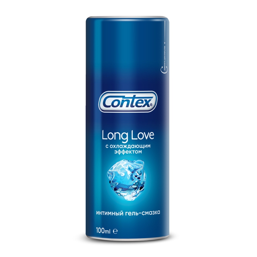 Гель смазка Contex long love охлаждающий 100мл