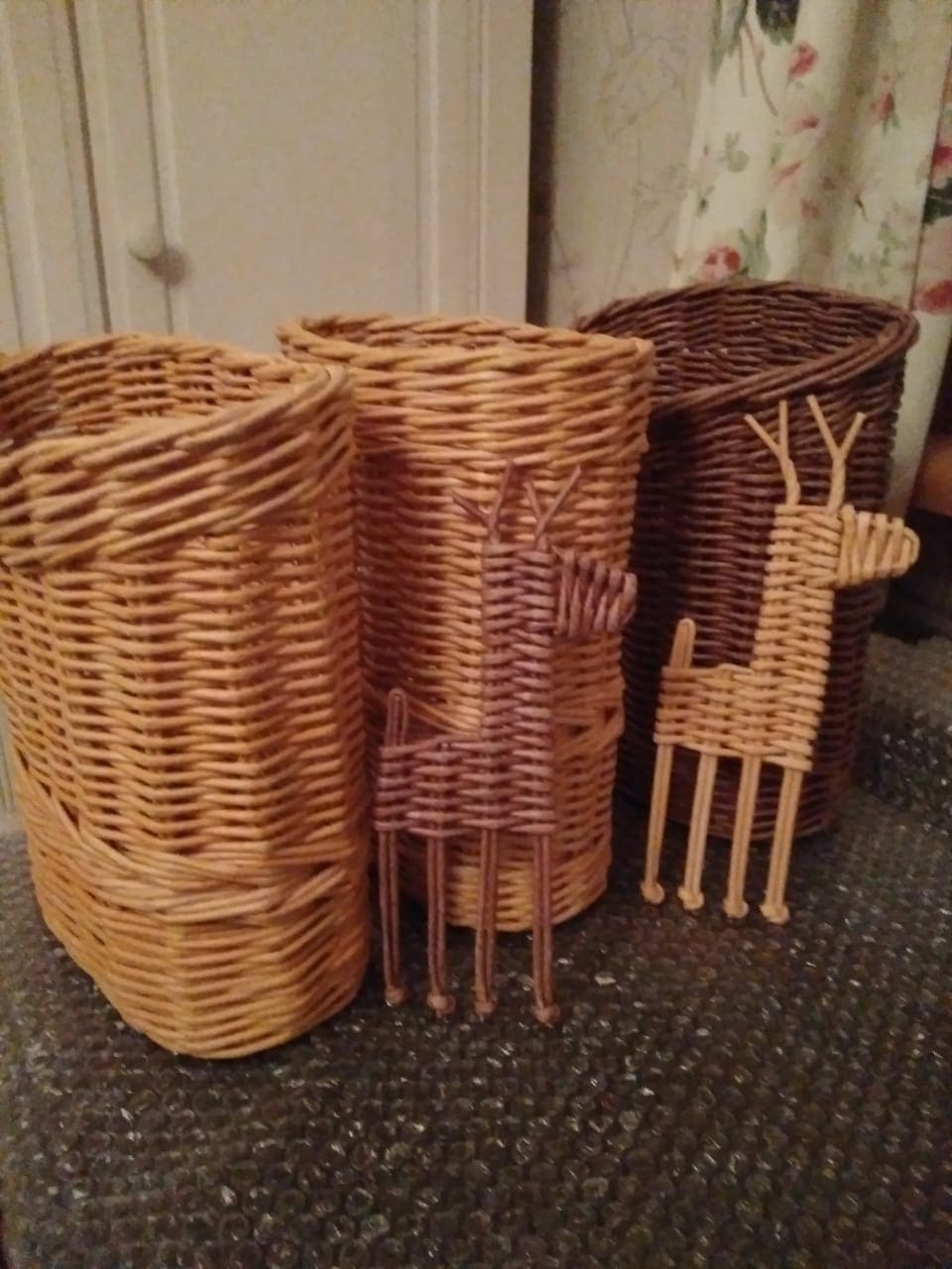 Плетёные корзины и декор