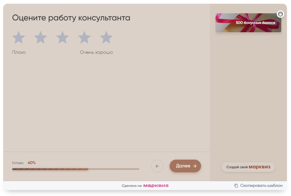 Рейтинг отзыва