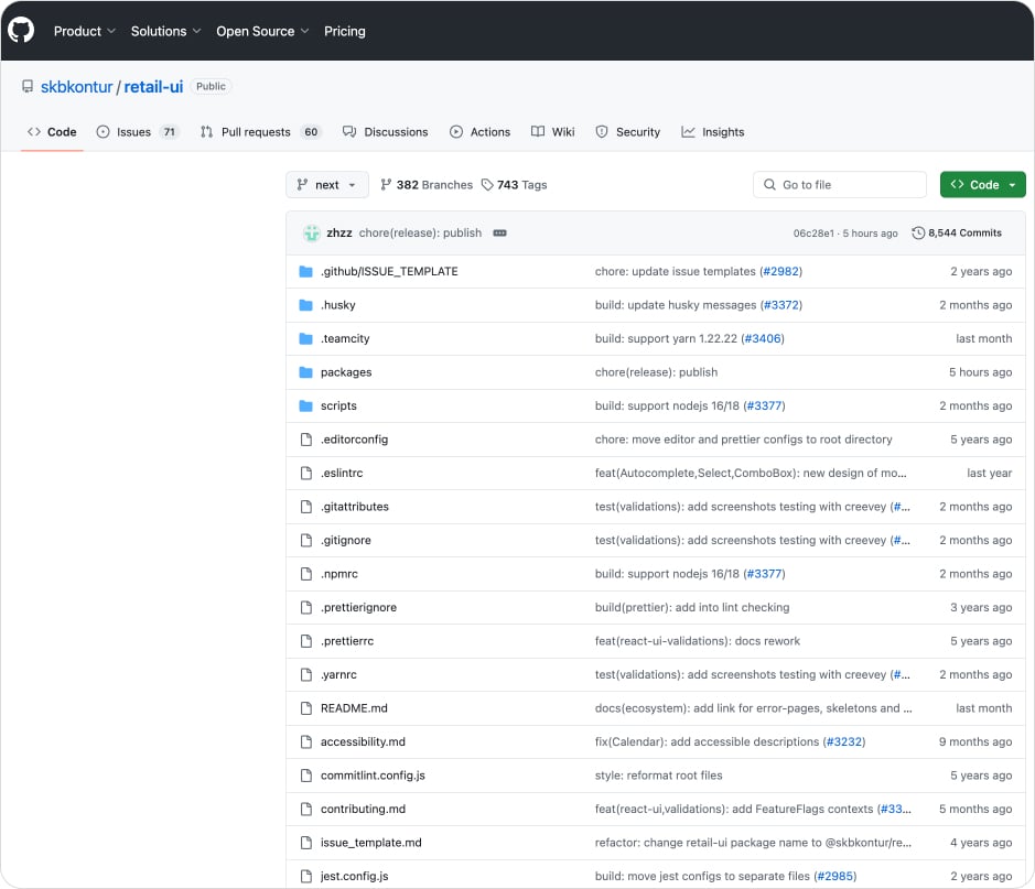 Библиотеки React UI