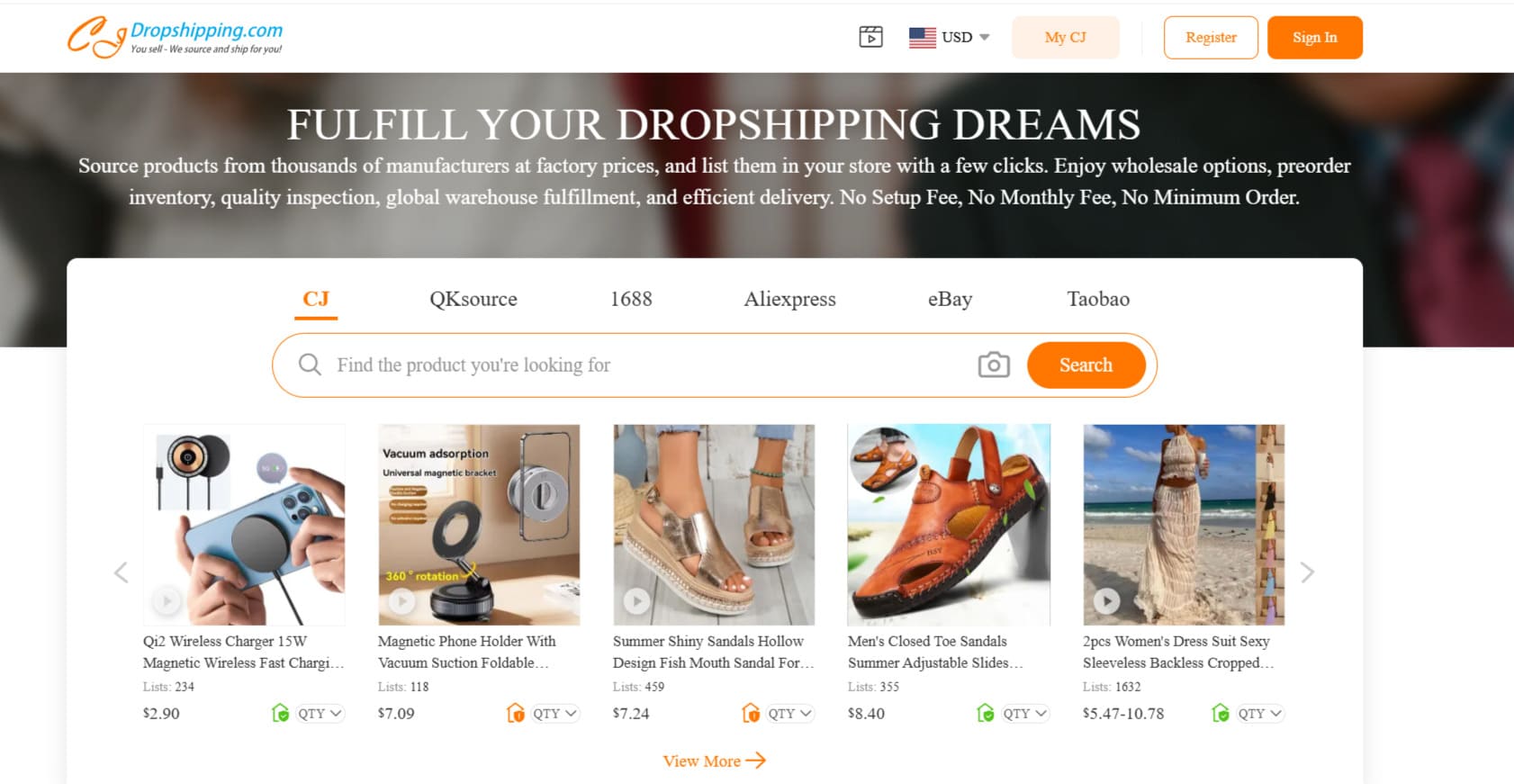 Международная платформа для дропшипперов