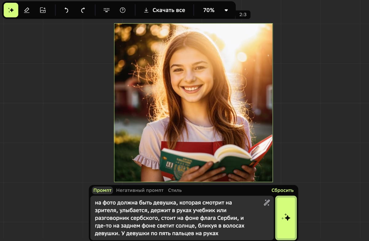 Доработка промпта