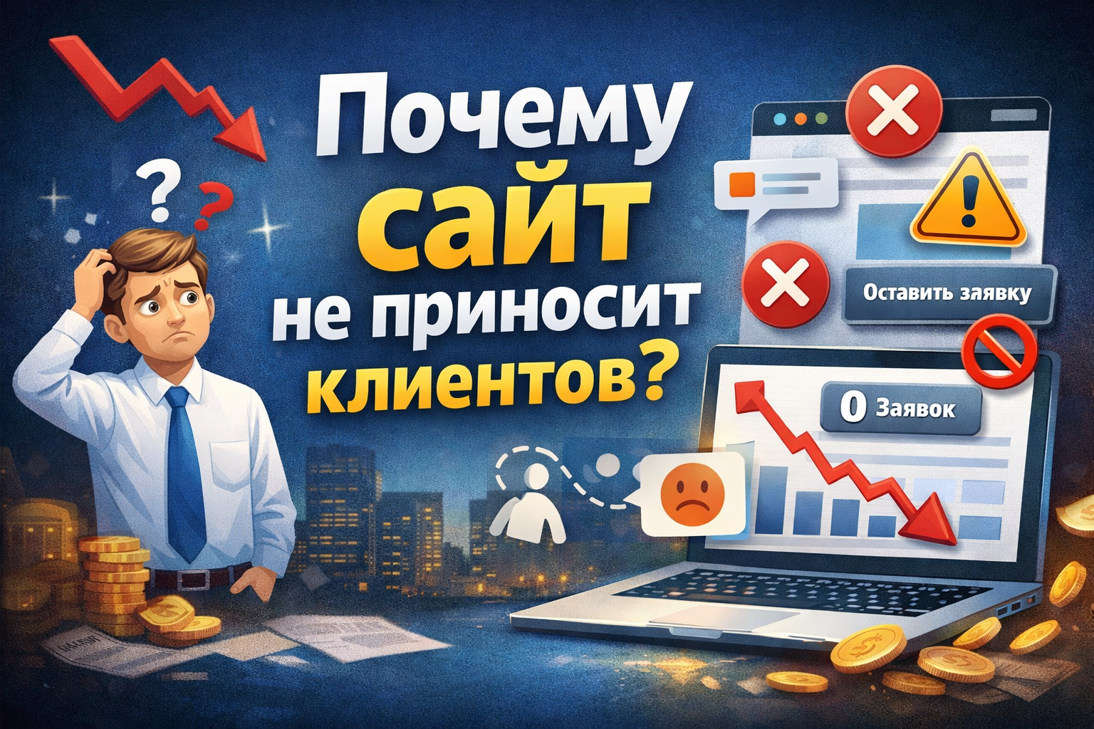 Как увеличить заявки с сайта без увеличения бюджета (и почему у вас сейчас не получается)