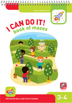 I can do it! Book of Mazes. Age 3-4