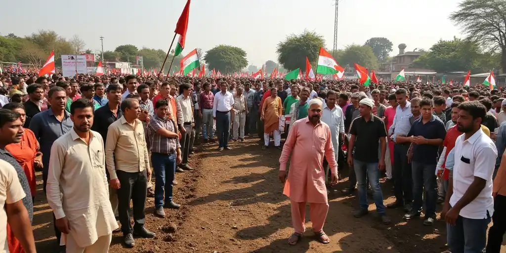 Фермеры Индии протестуют против торговой сделки с США