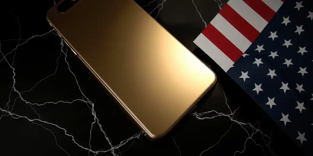 Золотой смартфон T1 от семейного бизнеса Трампов: цена $499