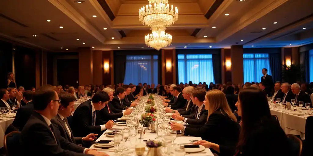 Глава ЕЦБ покинула ужин в Давосе во время речи министра торговли США