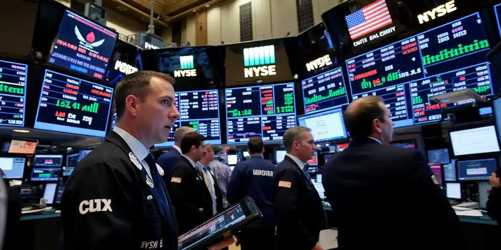 Американские акции колеблются из-за сильных экономических показателей
