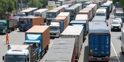 Задержки грузовиков с продуктами на границе Вьетнама из-за новых правил