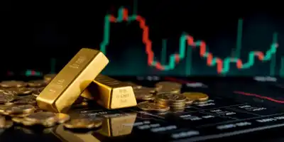 Золото готовится к седьмой неделе роста на фоне бюджетного кризиса в США