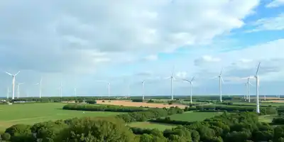 Рекордное сокращение выработки ветровой энергии в Европе