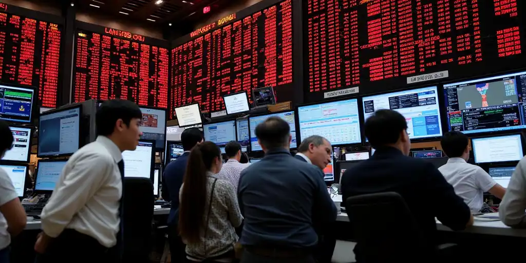 Индекс Nikkei 225 упал на 4% на фоне потерь в технологическом секторе