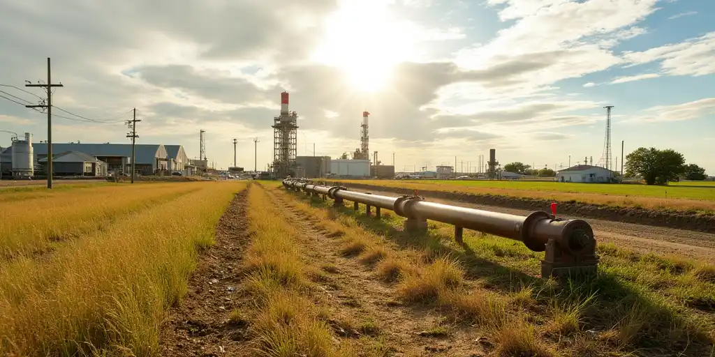 Природный газ США падает на фоне прогнозов теплой погоды