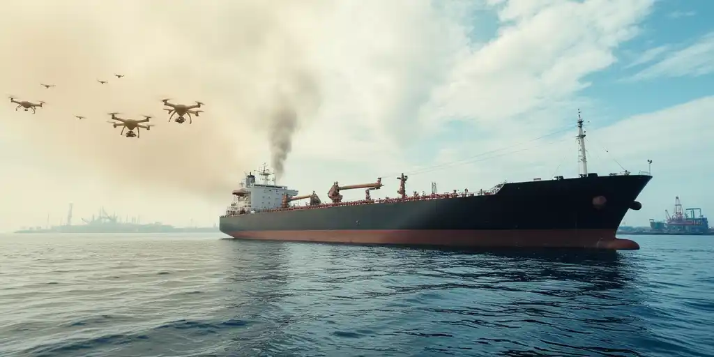 Инцидент с нефтяным танкером в Черном море на фоне активизации беспилотных атак