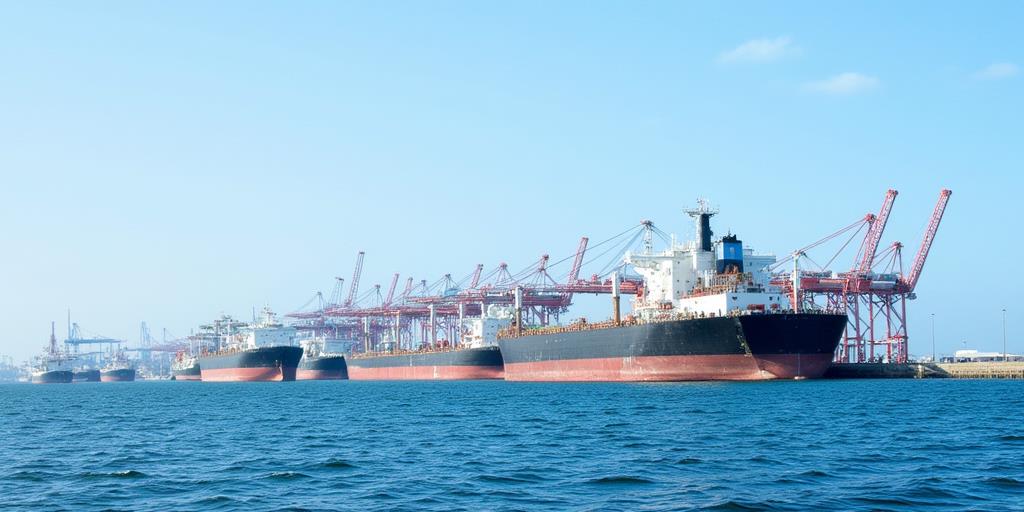 Снижение поставок российской нефти из-за остановки порта
